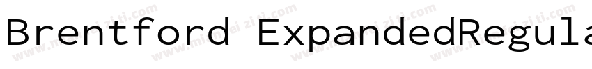 Brentford ExpandedRegular字体转换